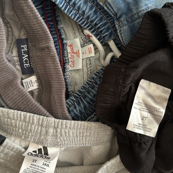 Adidas Cat & Jack Bundle Boy Pants Toddler 2T - Picture 4 of 4